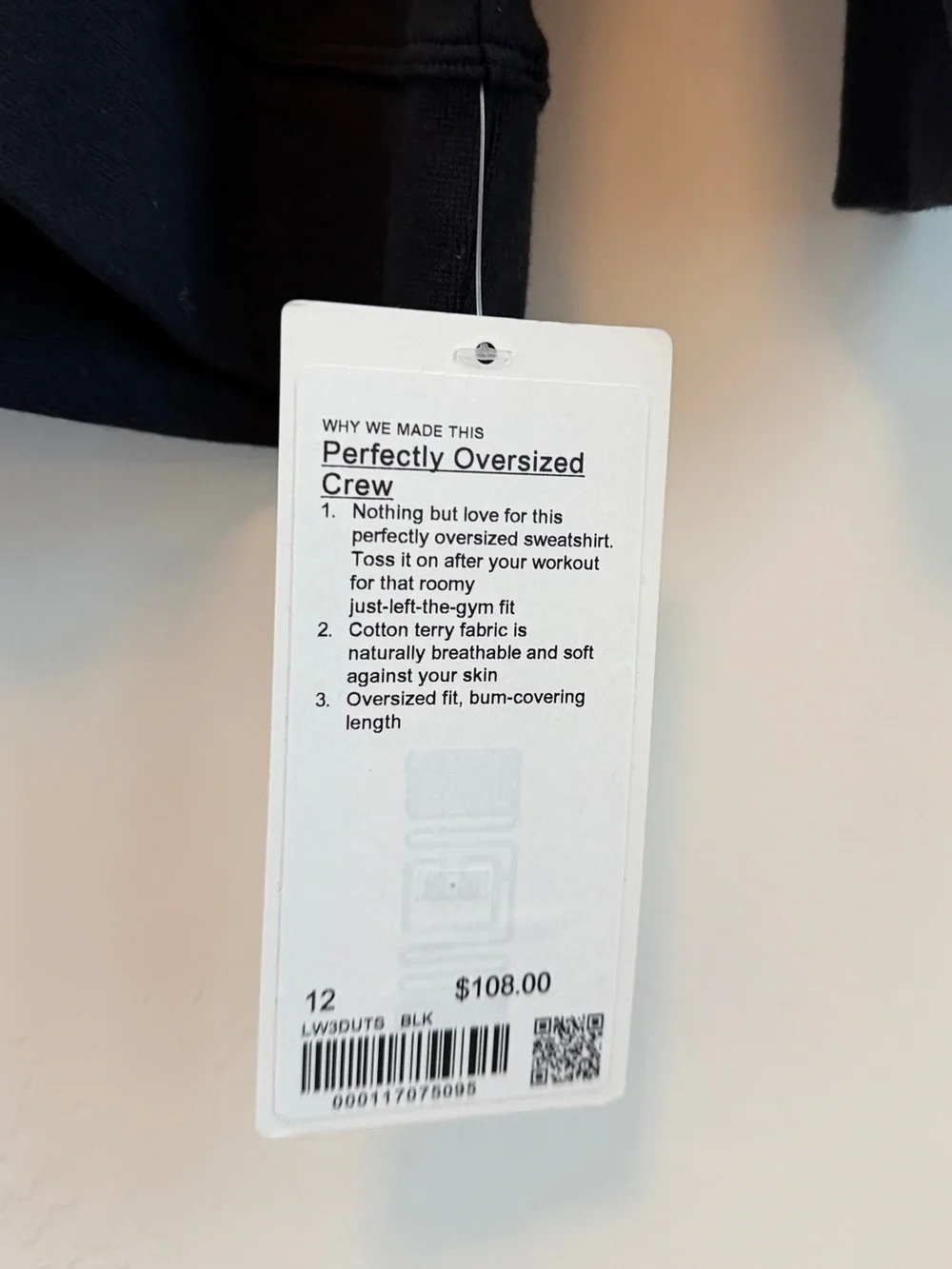 Brand new Lululemon perfectly oversized crew